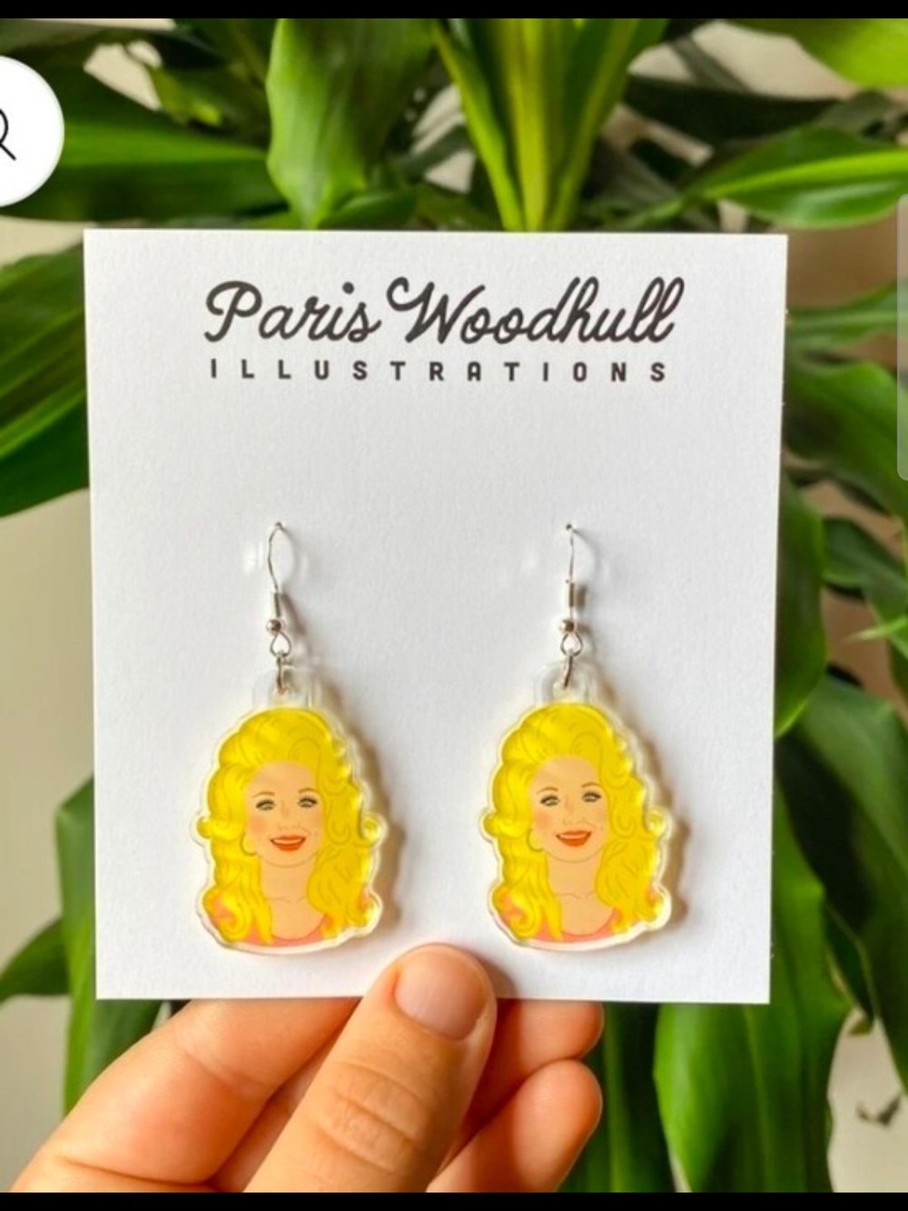 Dolly Parton Drop Earrings - Paris Woodhull